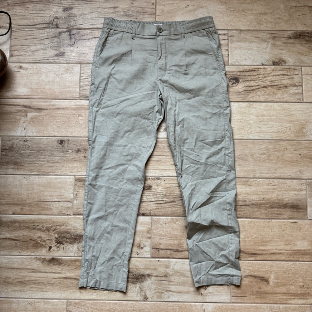 Ike Behar Men’s Linen Blend Pants Large